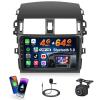 [4+64G] Car Radio for Toyota Corolla 2009 2010 2011 2012 2013, 9 inch 1280 * 720 Touch Screen for Corolla Car Stereo with Carplay, 32EQ, Bluetooth5.0, 5GHz WiFi, GPS Navigation, FM/RDS view 1