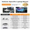 MELIPRON Car Laptop Mount Fit for Dodge Ram ProMaster & ProMaster City, Sprinter Van, No-Drill Van Laptop Stand with Cooling Fan, Mobile Workstation for Service Vans view 2