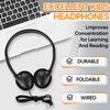 Wensdo 12 Pack Kids Headphones Bulk for Classroom School Students, Durable Wholesale Class Set Headphones for Kids Children Toddler Teen Boys Girls (HY857,12 Black) view 4