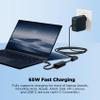 Innergie T6 65W Universal Laptop Charger Power Adapter with 100W C-Converter Cable - Compatible with Most Laptop Brands and USB-C Devices. (Delta Electronics) view 3