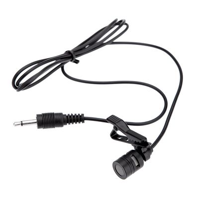 BORTT Collar Clip Microphone Clip Metal Mono Microphone 3.5mm with Collar Clip for Lound Speaker Computer PC Laptop