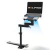 MELIPRON Truck Laptop Mount Fit for 19-26 Chevy Silverado, Tahoe, GMC Sierra, No-Drilling Vehicle-Specific Laptop Holder with Cooling Fan Adjustable Height for Work on The Go view 1