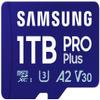 Samsung PRO Plus (2024) microSD Card + USB Card Reader, 1TB, UHS-I U3, Full HD & 4K UHD, 180MB/s Read, 130MB/s Write, Memory Card for Smartphone, Action Cam, Handheld Console, MB-MD1T0SB/WW view 3