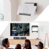 Starlink Gen 3 Router Mount 2 in 1 Router Wall Mount and Power Supply Holder for Starlink V3 Metal Wall Mount Kit for RVs,Boats,Home,Office,Black view 3