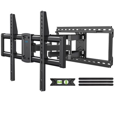 USX STAR 37-97 inch Heavy Duty Full Motion TV Wall Mount, Fits 24" Wood Studs, Wall Mount tv Bracket with Smooth Swivel, Tilt, Extension, Hold up to 150lbs, Max VESA 600x400 mm, Fit Most 75 85 90+ TVS