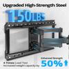 USX STAR 37-97 inch Heavy Duty Full Motion TV Wall Mount, Fits 24" Wood Studs, Wall Mount tv Bracket with Smooth Swivel, Tilt, Extension, Hold up to 150lbs, Max VESA 600x400 mm, Fit Most 75 85 90+ TVS view 3