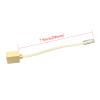 Coorle One Way Telephone Splitters RJ25 Male to Female Cable 6P6C Telephone Wall Adaptor Separator Beige for Landline 10-Pack view 2