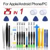 AMEIYUN Professional 25 in 1 Phone Repair Tool Kits for Phone Disassemble Hand Kit Screwdriver Tool Accessories view 2