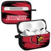 Affinity Bands Louisville Cardinals HDX Case Cover Compatible with Apple AirPods Pro 1 & 2 (Paint Stripe) view 1
