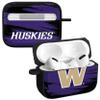 Affinity Bands Washington Huskies HDX Case Cover Compatible with Apple AirPods Pro 1 & 2 (Paint Stripe) view 1