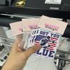 (3 PCs) I Got You Blue Baseball Softball Catcher Helmet Vinyl 2 Inches Stickers view 3