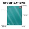 Glossy Glitter Skin Compatible with Apple iPad Pro 13 (M4) 2024 - Solid Teal - Premium 3M Vinyl Protective Wrap Decal Cover - Easy to Apply | Crafted in The USA by MightySkins view 2