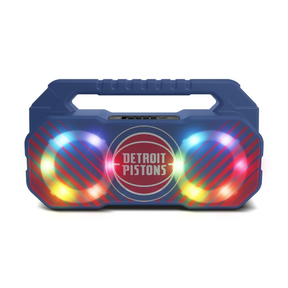 SOAR NBA Wireless Boombox Speaker, Detroit Pistons
