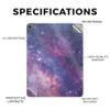 Glossy Glitter Tablet Skin Compatible with Apple iPad Air 13 (M2) 2024 - Violet Stars - Premium 3M Vinyl Protective Wrap Decal Cover - Easy to Apply | Crafted in The USA by MightySkins view 2