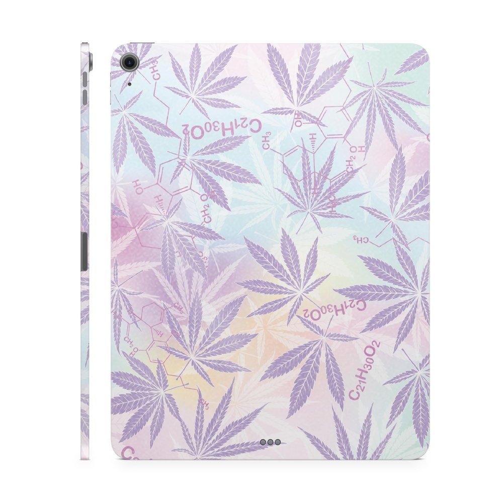 Glossy Glitter Skin Compatible with Apple iPad Air 13 (M2) 2024 - Pastel Mary - Premium 3M Vinyl Protective Wrap Decal Cover - Easy to Apply | Crafted in The USA by MightySkins