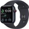 Apple Watch SE (2nd Gen) (GPS + Cellular, 44mm) - Midnight Aluminum Case with Midnight Sport Band, M/L (Renewed Premium) view 1