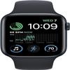 Apple Watch SE (2nd Gen) (GPS + Cellular, 44mm) - Midnight Aluminum Case with Midnight Sport Band, M/L (Renewed Premium) view 3