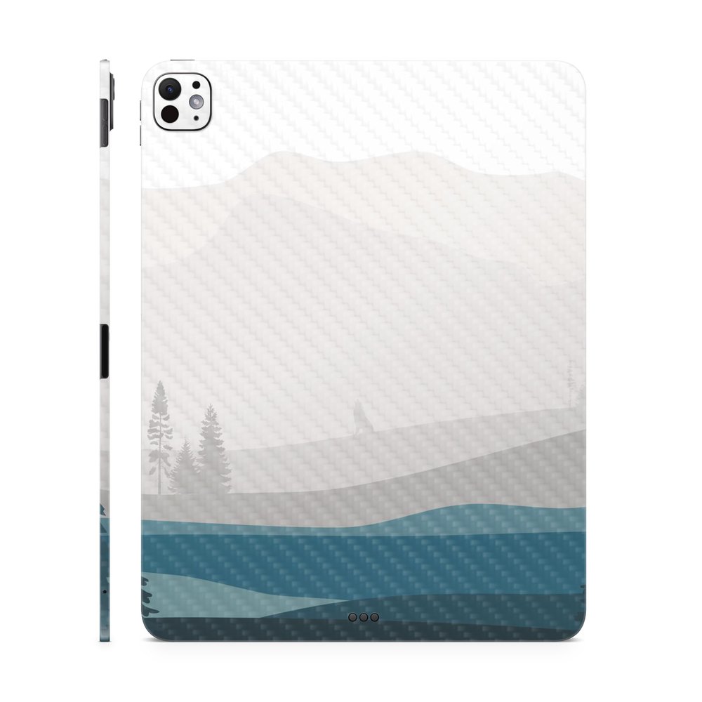 Carbon Fiber Skin Compatible with Apple iPad Pro 11 (M4) 2024 - Tundra - Premium 3M Vinyl Protective Wrap Decal Cover - Easy to Apply | Crafted in The USA by MightySkins