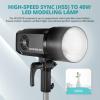 Flashpoint XPLOR 600 SE R2 Manual HSS All-In-One Outdoor Flash, Godox AD600BM II Witstro view 3