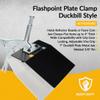 Flashpoint Duckbill Style Plate Clamp, Black/White view 2