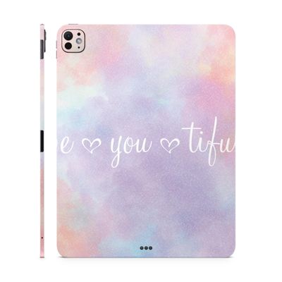 Glossy Glitter Tablet Skin Compatible with Apple iPad Pro 11 (M4) 2024 - Beyoutiful - Premium 3M Vinyl Protective Wrap Decal Cover - Easy to Apply | Crafted in The USA by MightySkins