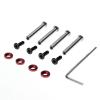 GMBYLBY Fan Screws Desktop Computer Case Fan Screws for Desktop PC Cases Easy Installation, Red view 1