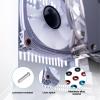 GMBYLBY Fan Screws Desktop Computer Case Fan Screws for Desktop PC Cases Easy Installation, Red view 4