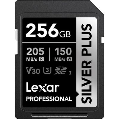 Lexar Professional Silver Plus SDXC UHS-I Card 256GB Memory Card