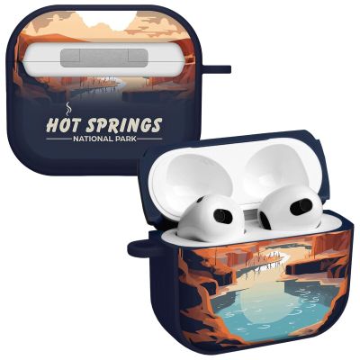 Affinity Bands National Parks HDX Case Cover Compatible with Apple AirPods Gen 3 (Hot Springs)