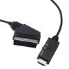 JNIYHGENS Portable to SCART Converter Cable Plug and Use Support 1080p/720p Output Adapters Functional Converter view 2
