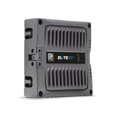 BANDA Audioparts ELITE4000.41OHM 4-Channel 1000 Watts Max @ 1 Ohm Car Audio Amplifier with Highpass Filter and Low Pass Filter, Black - 4000.41OHM
