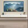 TV Stand Modern Floating TV Stand with 2 Drawers and 2 Doors, 78.7''/86.6'' Wall-Mounted TV Console, Under TV Shelf with Storage for Living Room Bedroom, White TV Cabinet(200 * 30 * 18cm) view 2