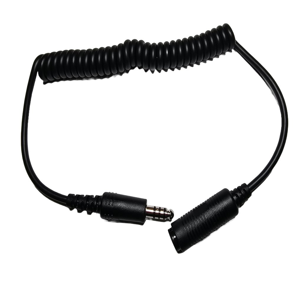 DirectNine Basics Race Radios Direct Radio Communication Cable Coiled Cord for IMSA Male to IMSA Female
