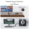 8K@60Hz HDMI KVM 2 Computers Share 1 Monitor 4 USB 2.0 Ports view 4
