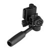 BORTT 3-Way pan tilt Head 3-Way Pan Tilt Head 360 Panoramic 3KG Payload with Handle Quick Release Plate Universal 1/4 Mounting for Camera Tripod Mounting, Black view 1