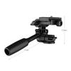 BORTT 3-Way pan tilt Head 3-Way Pan Tilt Head 360 Panoramic 3KG Payload with Handle Quick Release Plate Universal 1/4 Mounting for Camera Tripod Mounting, Black view 2