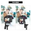 BORTT 3-Way pan tilt Head 3-Way Pan Tilt Head 360 Panoramic 3KG Payload with Handle Quick Release Plate Universal 1/4 Mounting for Camera Tripod Mounting, Black view 4