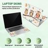 PLIGREAT Cute Owl on The Branch Laptop Skin Sticker Decals Universal Vinyl Reusable Notebook Flower Leaves Decal Watercolor Bohemian Flower Leaves Protector Cover for 12" 13" 13.3" 14" 15 inch Laptop view 4