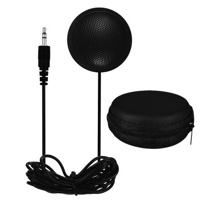 BORTT Microphone Desktop Omni-Directional Microphone with 3.5mm Jack for Desktop Computer Recorder Pen Portable High Sensitivity Mic Cable Length 2m for Video Conference Meeting Internet Webcast
