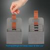 SIOTI Camera Lens Filter Case 4 Pockets, Leather Filter Pouch, Compatible with < 62mm Camera Lens Circular UV/ND/GND/CPL Filter view 4