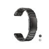 22mm 26mm Titanium Alloy Strap Fit For Garmin/Fenix 7X 5/5X/5XPlus/6/6X Enduro Metal Wristband Fit For Instinct1/2/955 Watch Band Bracelet(Black,26mm Fenix 3HR D2) view 2