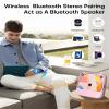 Portable CD Player with Bluetooth, Rechargeable Wireless Mini Desktop for Home with HiFi Speaker, Cute CD Player Remote Control, LCD Display, Supports CD/FM Radio/USB/AUX/Timer/Repeat, Pink view 4