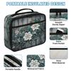 Backpack with Lunch Box Travel Backpack Retro Wooden Flower Lunch Bag & Laptop Backpack Bookbag Insulated Lunchbox Freezable Lunch Bag Waterproof Daypack view 4