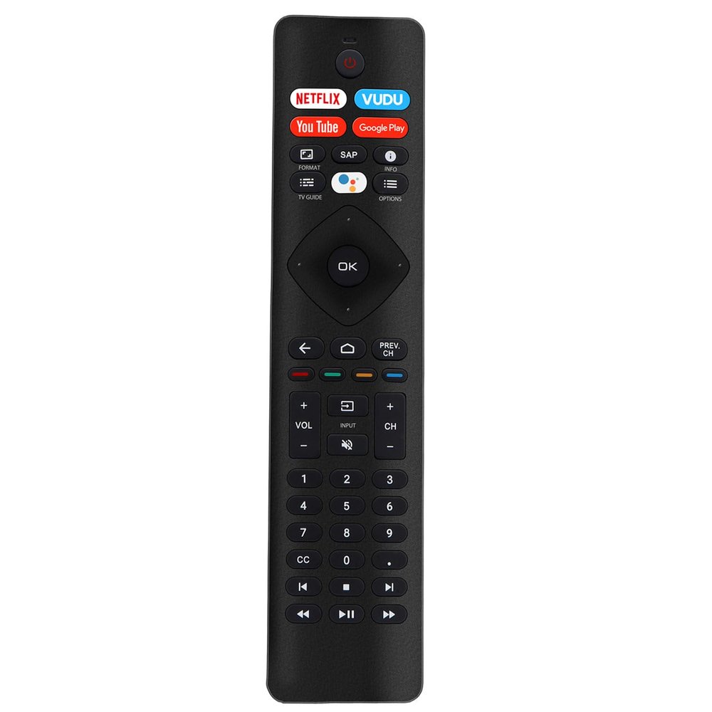 2022 New NH800UP RF402A-V14 RF402AV14 Voice Remote Control Compatible with Philips Android 4K Ultra HD Smart LED TV Replacement Controller with Netflix Vudu YouTube Googleplay Buttons F7A 65PFL5504F7