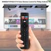 2022 New NH800UP RF402A-V14 RF402AV14 Voice Remote Control Compatible with Philips Android 4K Ultra HD Smart LED TV Replacement Controller with Netflix Vudu YouTube Googleplay Buttons F7A 65PFL5504F7 view 2