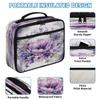 Backpack with Lunch Box Travel Backpack Watercolor Natural Flower Lunch Bag & Laptop Backpack Bookbag Insulated Lunchbox Freezable Lunch Bag Waterproof Daypack view 4