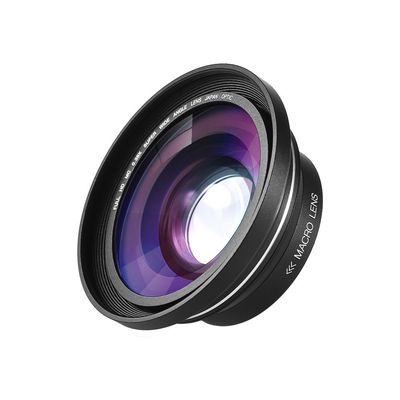 BORTT Digital Video Camera Wide Angle Lens 37mm 0.39X Full HD Wide Angle Macro Lens Accessory Replacement for Digital Video Camera Camcorder