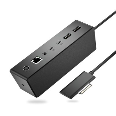 Surface Dock 2,Surface Docking Station 2 with 199W Power Supply,Type-C 4K Display Port*2,USBA*2/Type C*2 Data Transmission,1G Ethernet,Audio Compatible with Surface Laptop,Go,Pro 11/10,Book 3/2
