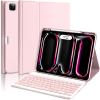 aMZCaSE for iPad Pro 13 inch Case with Keyboard (M5/M4) 2025/2024, Keyboard for iPad Pro 13 with Detachable Cover Case, Smart Sleep/Wake & Pencil Holder, Light Pink view 1