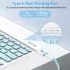 aMZCaSE for iPad Pro 13 inch Case with Keyboard (M5/M4) 2025/2024, Keyboard Case for iPad 13 Pro Magnetic Detachable Folio Slim Pro 13 Stand Cover,Smart Sleep/Wake,Pencil Holder,Light Blue view 3